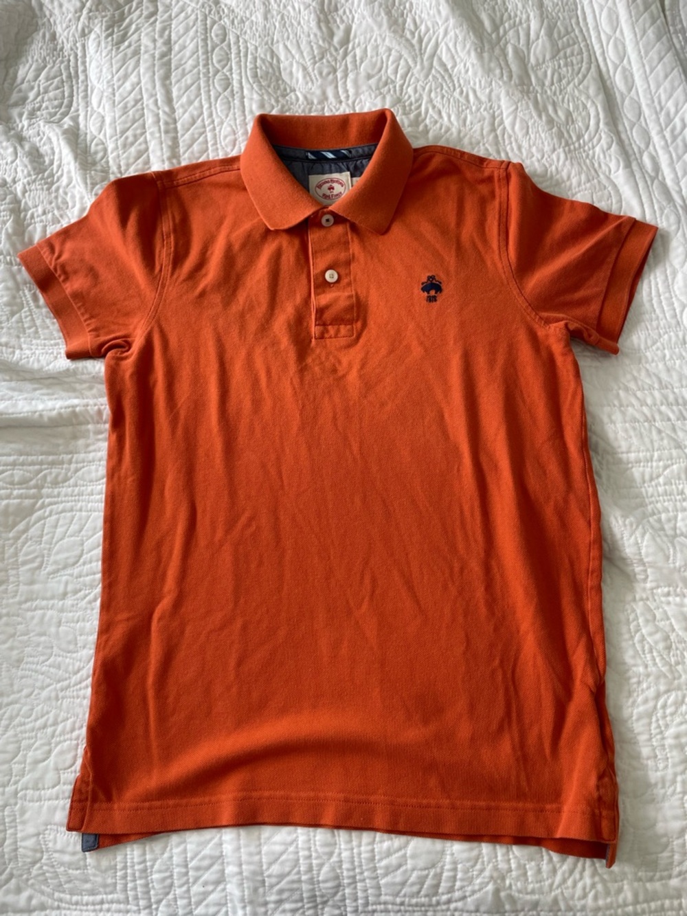 Brooks Brothers Orange Polo